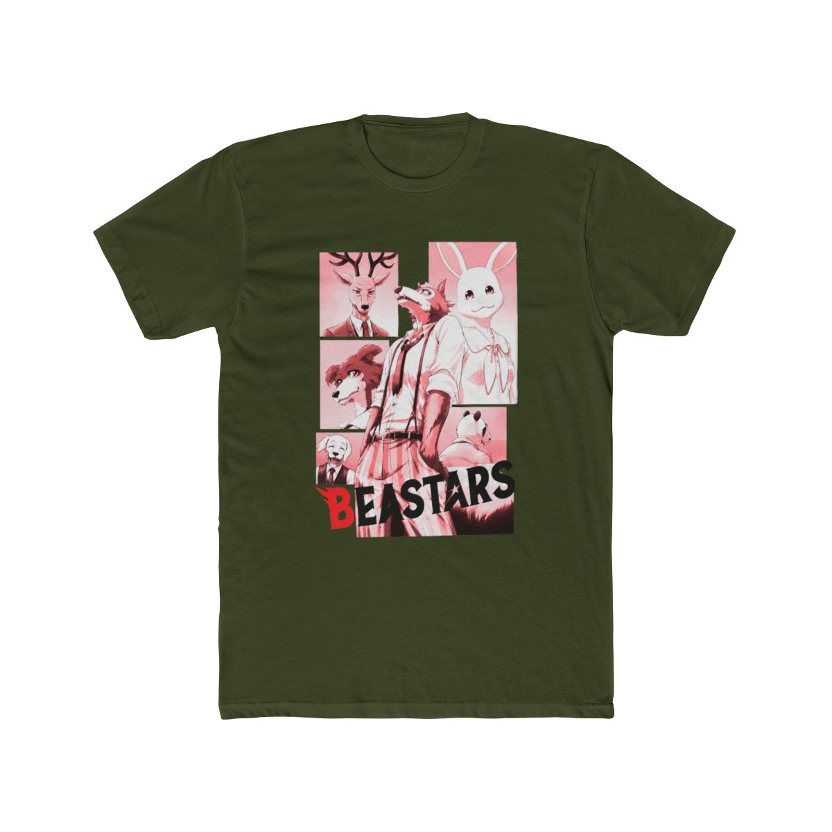 Beastars T Shirt - Standing Collage Group Over Name (Small) - alternate angle 5, merchandise