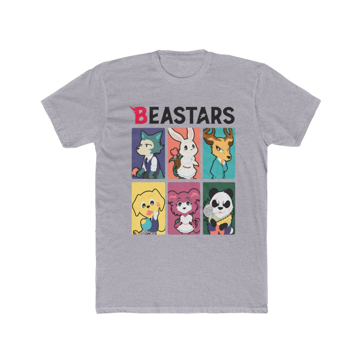 Beastars Chibi Girls Ringer T Shirt - alternate angle 4, merchandise