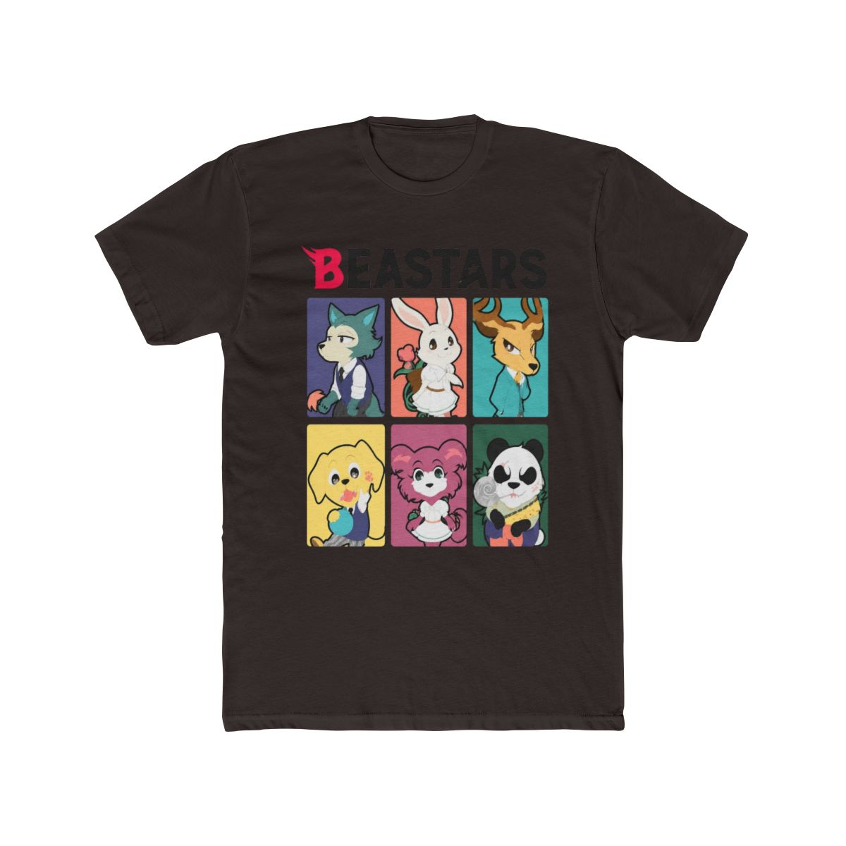 Beastars Chibi Girls Ringer T Shirt - alternate angle 2, merchandise