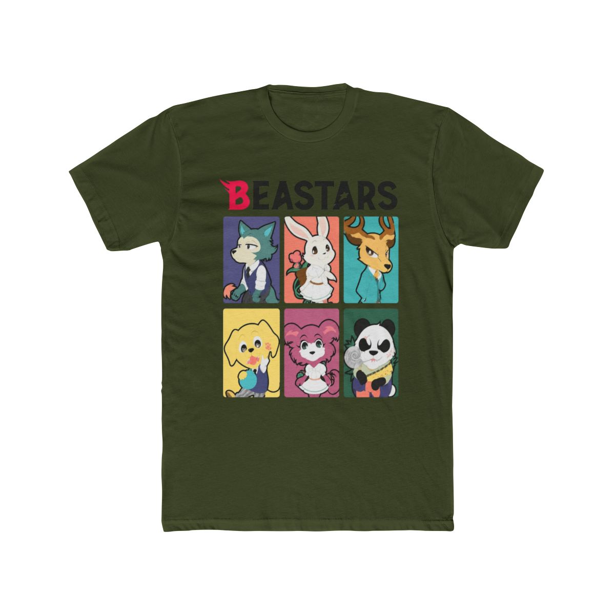 Beastars Chibi Girls Ringer T Shirt - alternate angle 5, merchandise