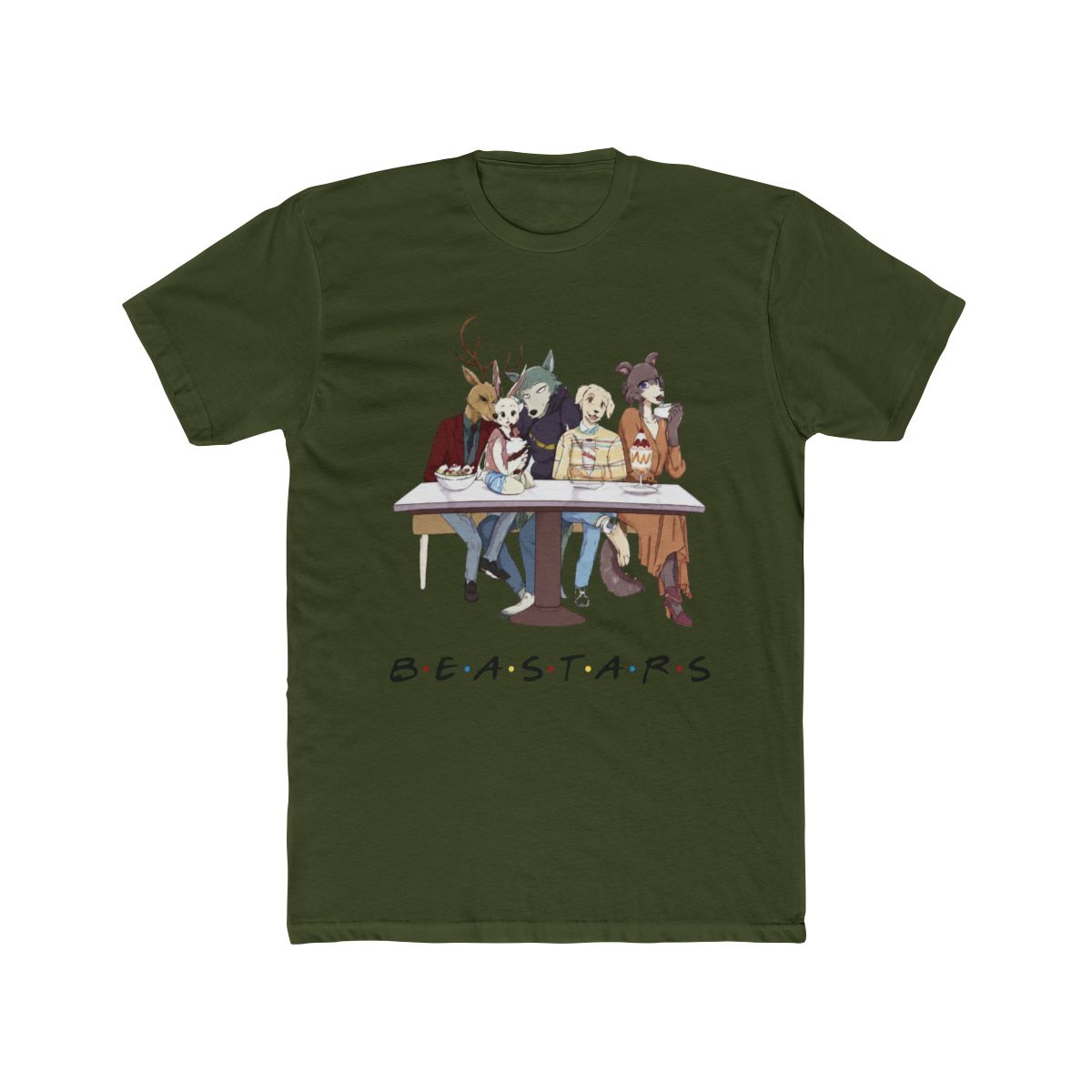 Beastars Friends Anime Cosplay T Shirt - MensCompressionShirt - alternate angle 5, merchandise