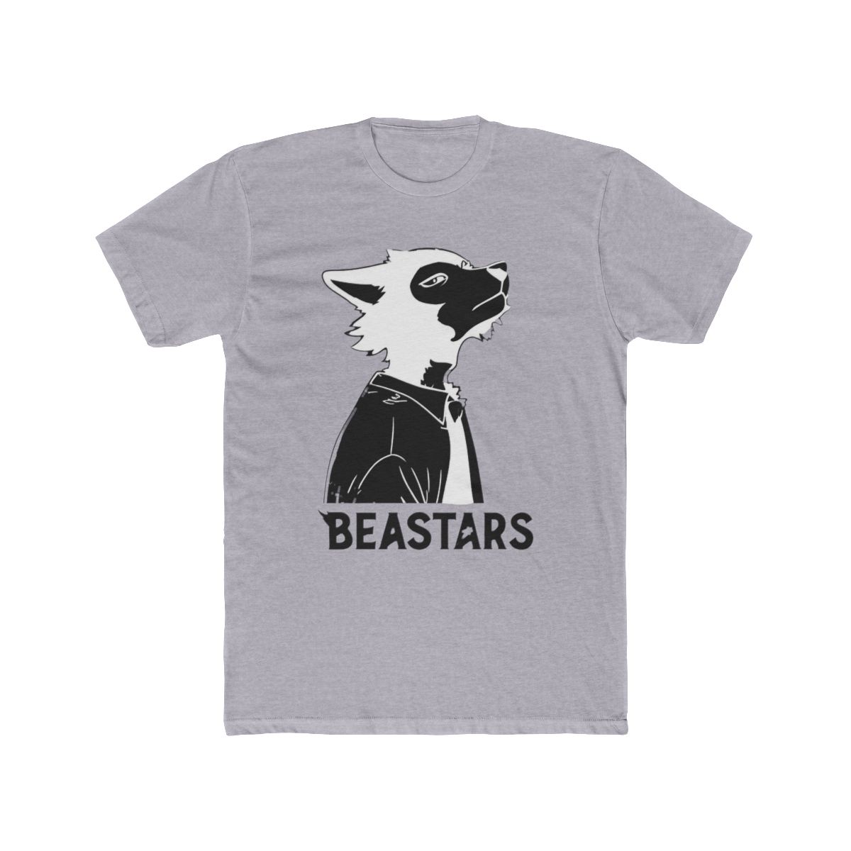 WJHYWDH New Anime T Shirt BEASTARS Merch Casual Short Sleeved T Shirt Tee (Black,Small) - alternate angle 3, merchandise