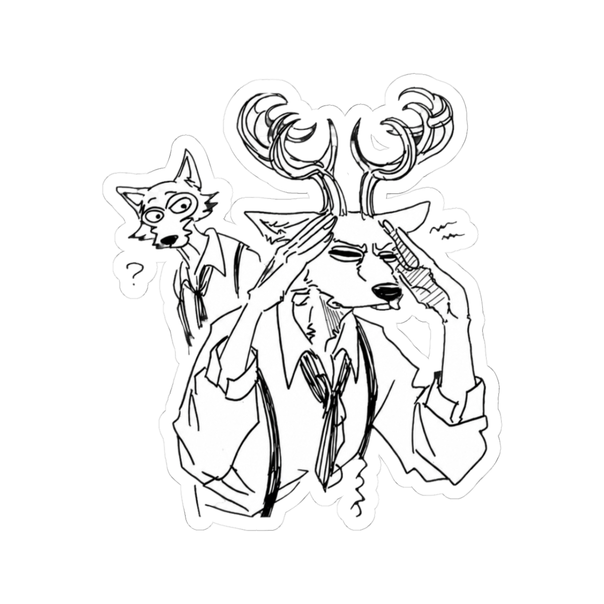Louis and Legoshi | Beastars