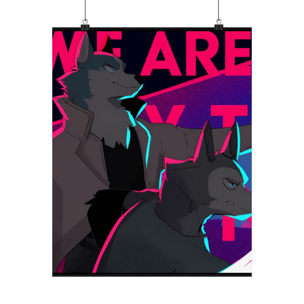 Limited Edition Beastars Wall Art Exclusive Piece - alternate angle 1, merchandise